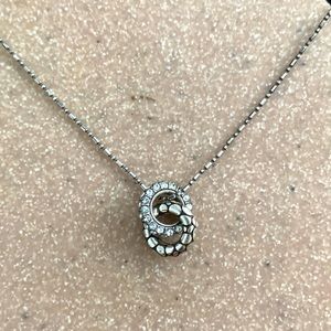 Brighton Pebble Pave Necklace, Retired!  NWOT!